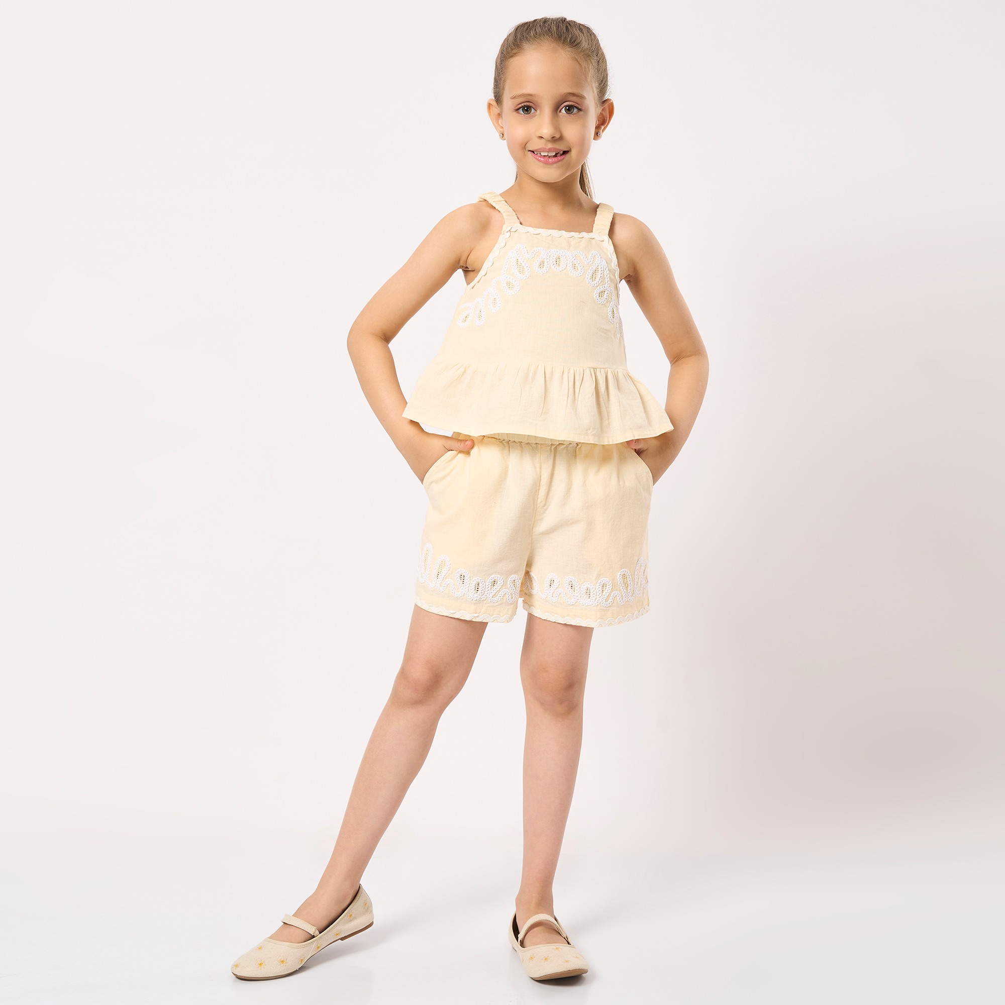 Ed-a-Mamma Kids Girls Sets Beige