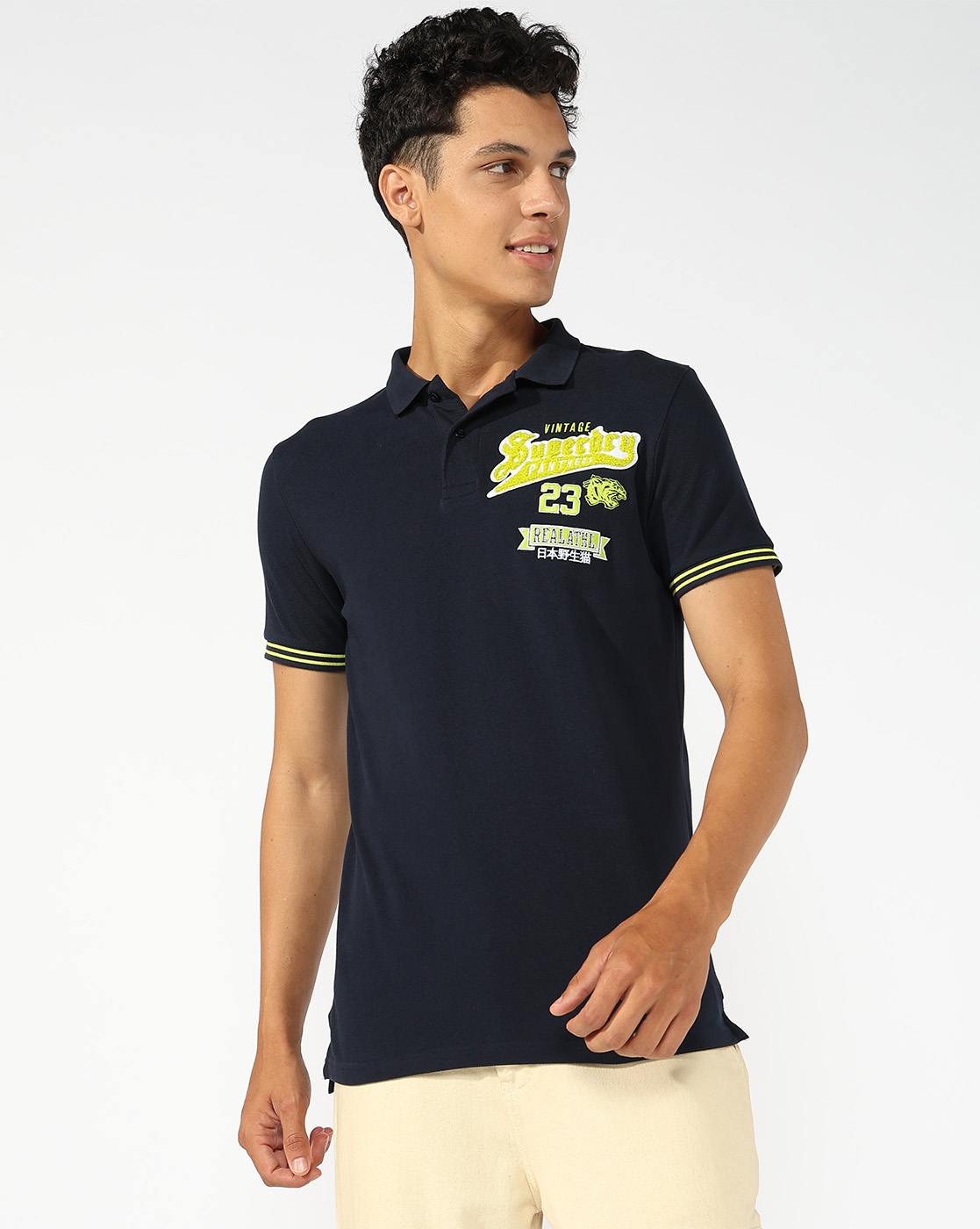 SUPERDRY BADGE ICON POLO