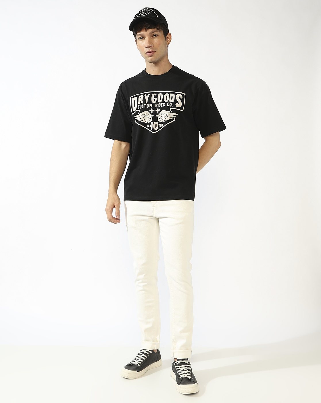 AUTOMOBILE FLOCK PRINT TSHIRT