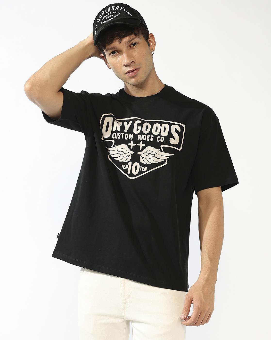 AUTOMOBILE FLOCK PRINT TSHIRT