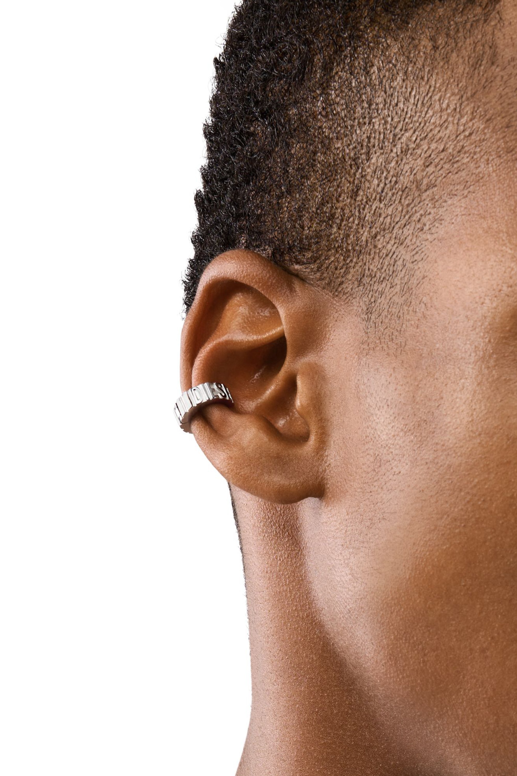 Silver DX1555040 - Stainless Steel Cuff Earring