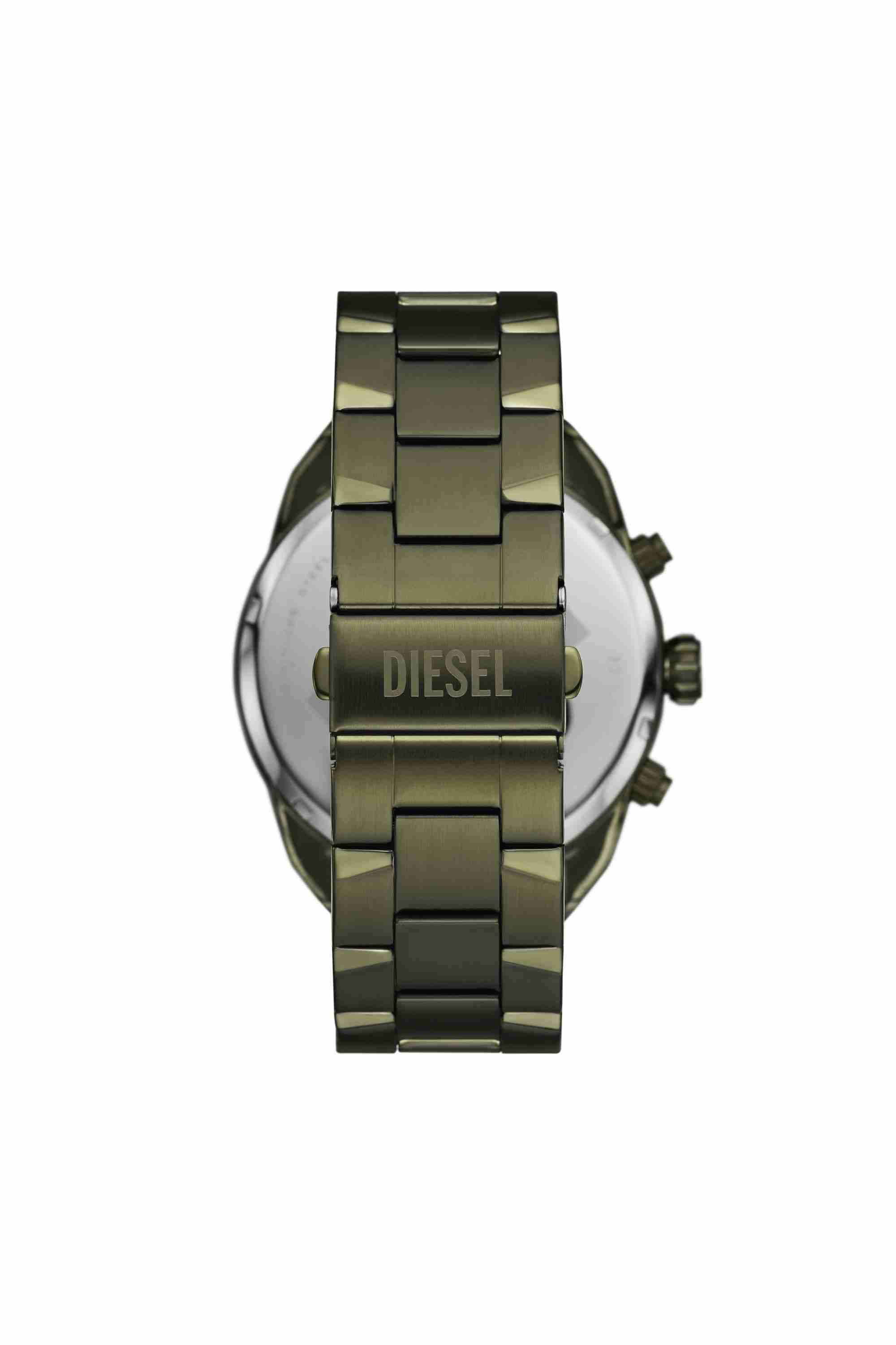 Green Spiked Green Stainless Steel Watch