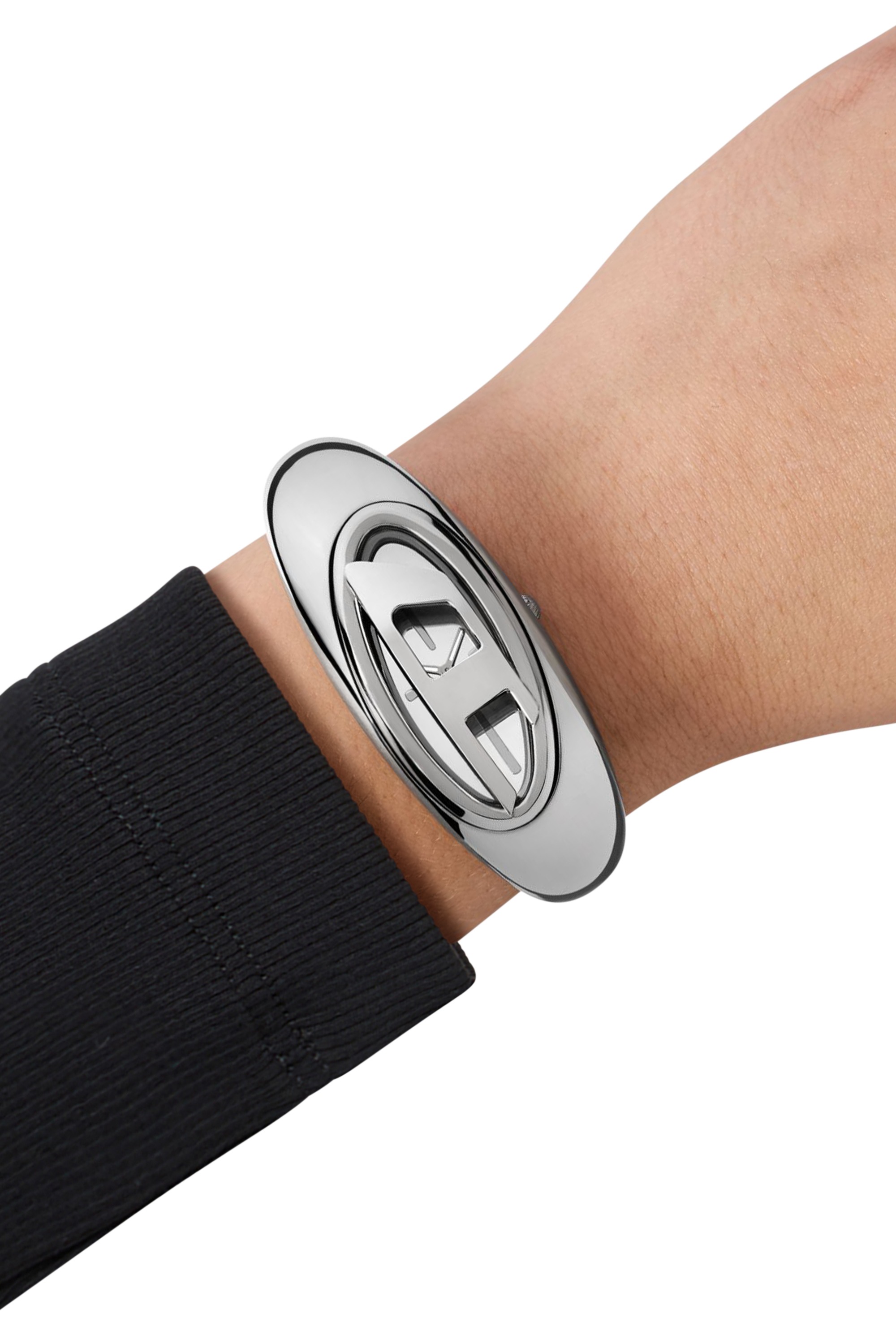 Silver Wonder-D Two-Hand Stainless Steel Watch