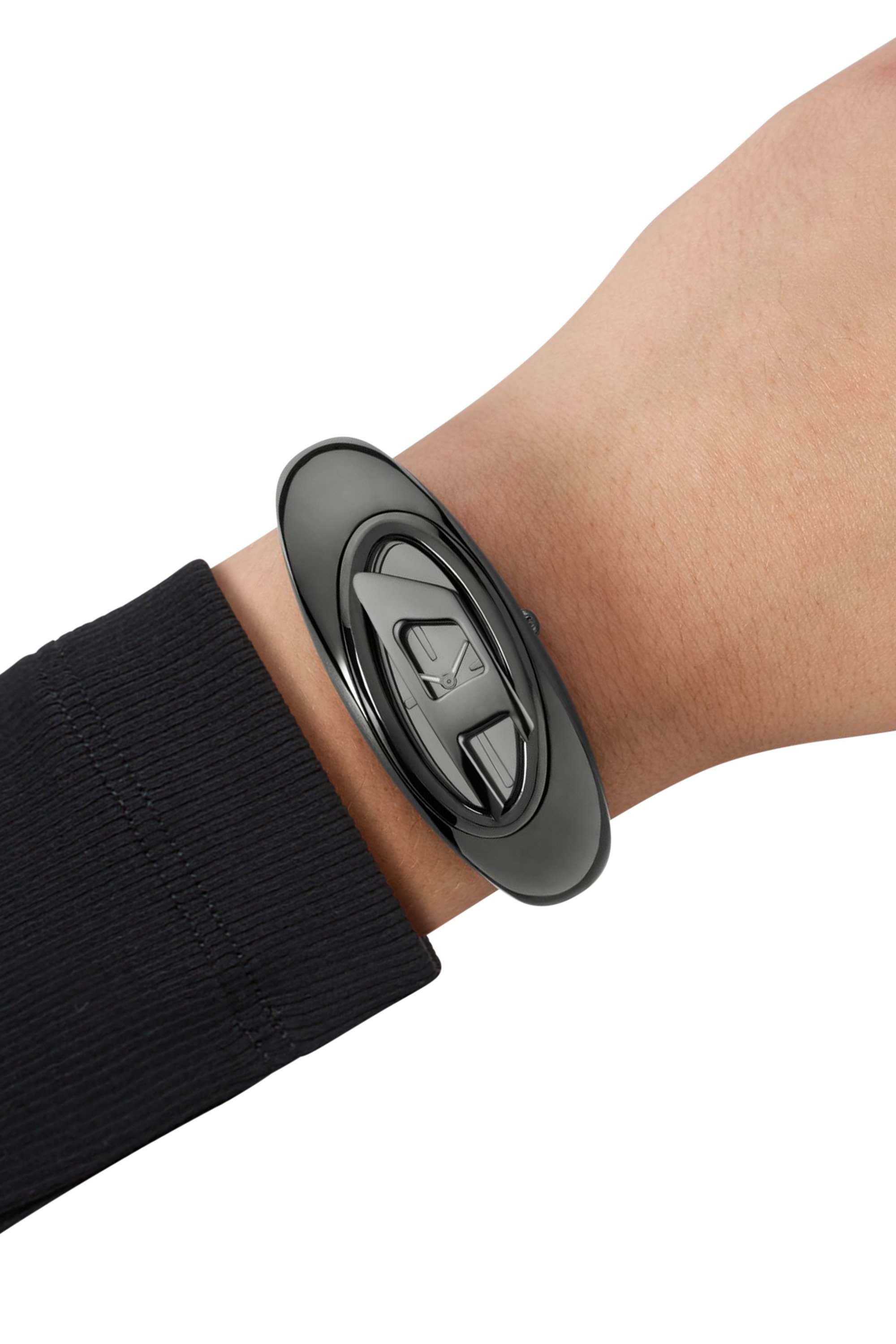 Black DZ5607 - Wonder-D Two Hand Gunmetal Stainless Steel Watch