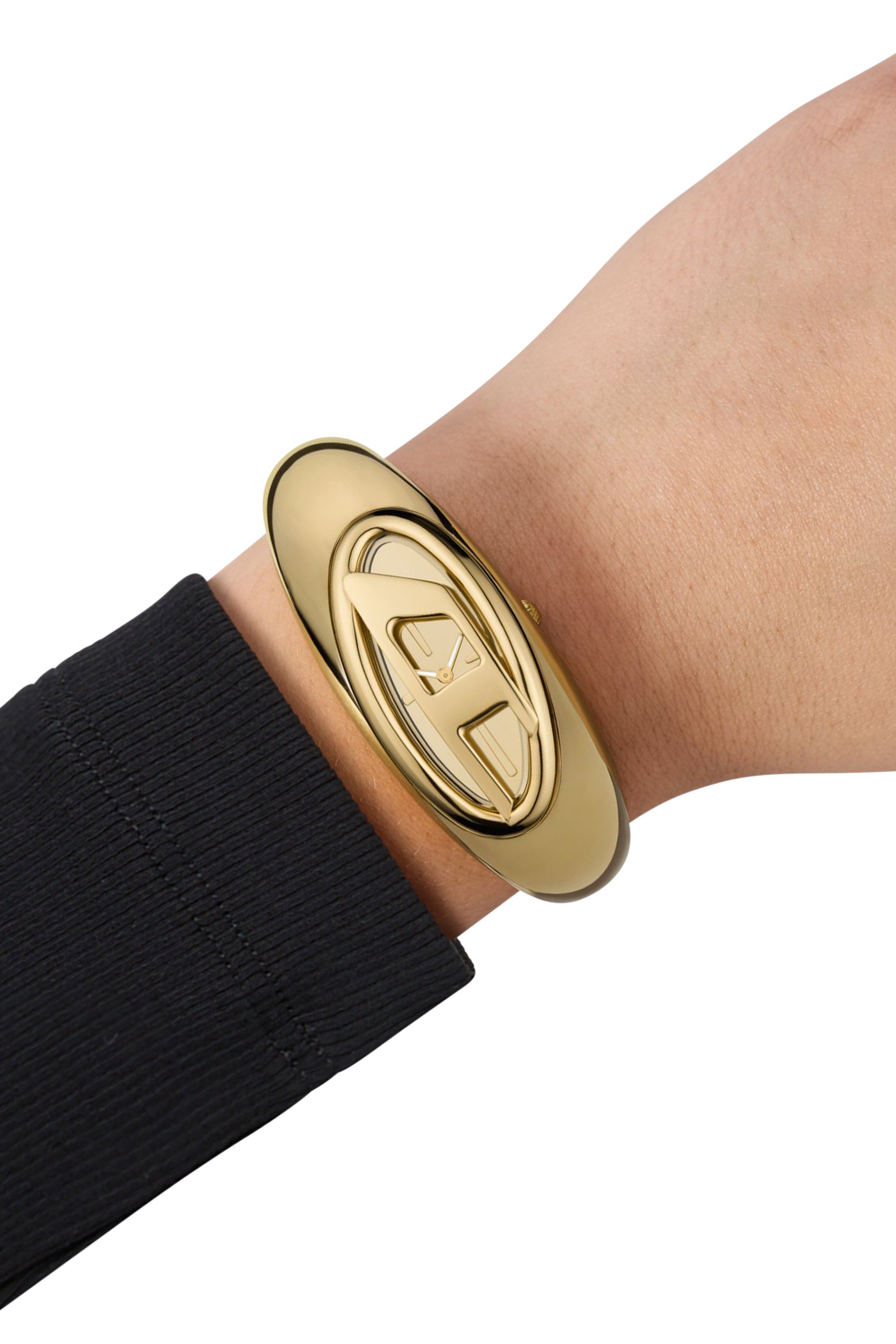 Gold Wonder-D Two-Hand Gold-Tone Stainless Steel Watch