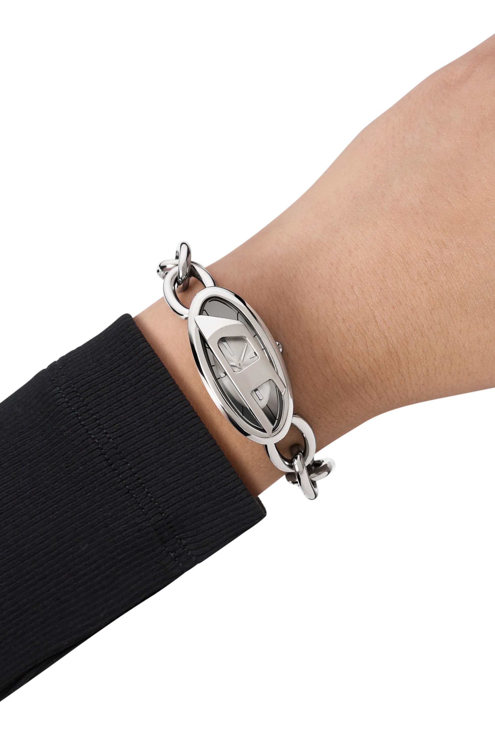 Silver D-Era Two -Hand Stainless Steel Watch