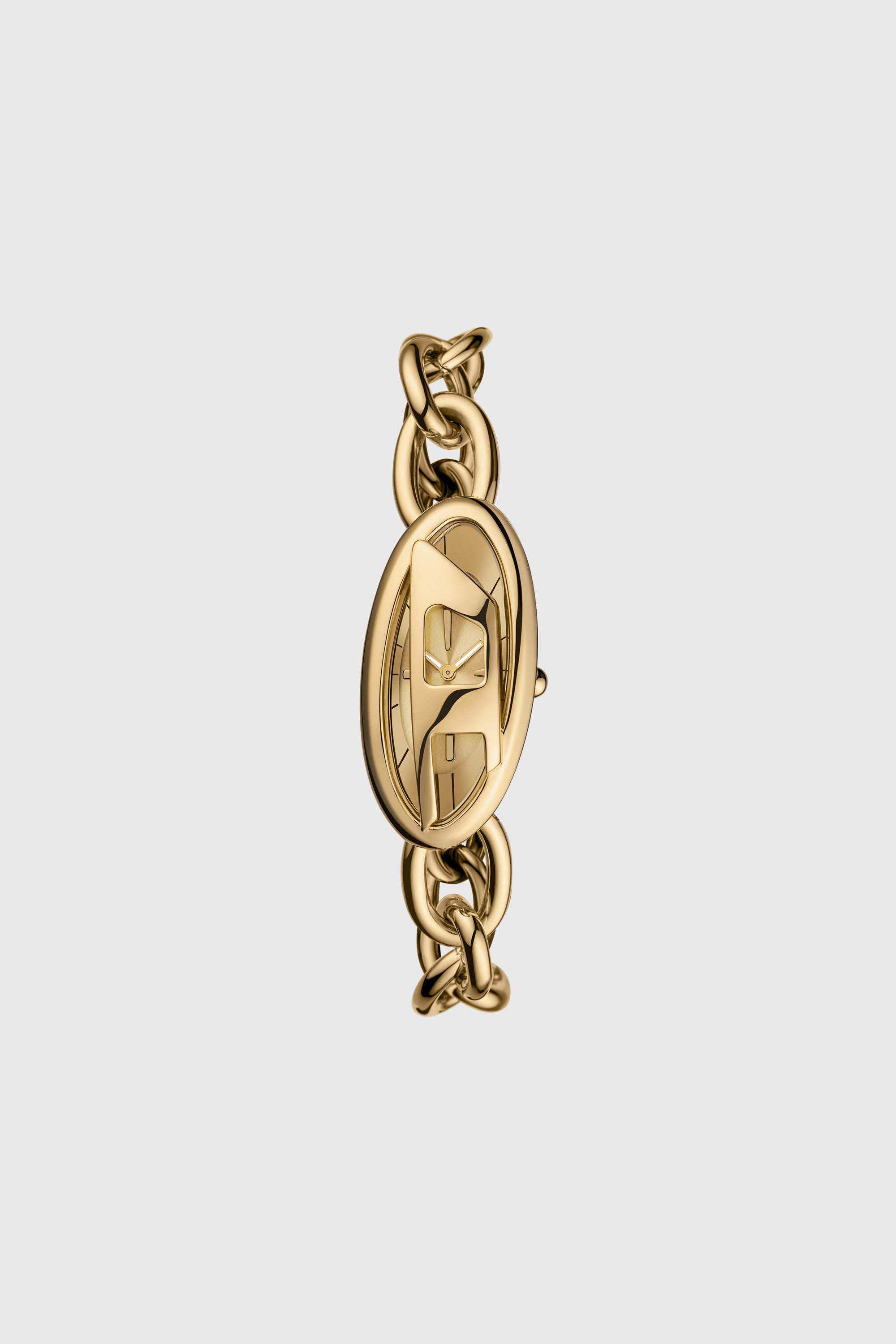 D-Era Two -Hand Gold-Tone Stainless Steel Watch