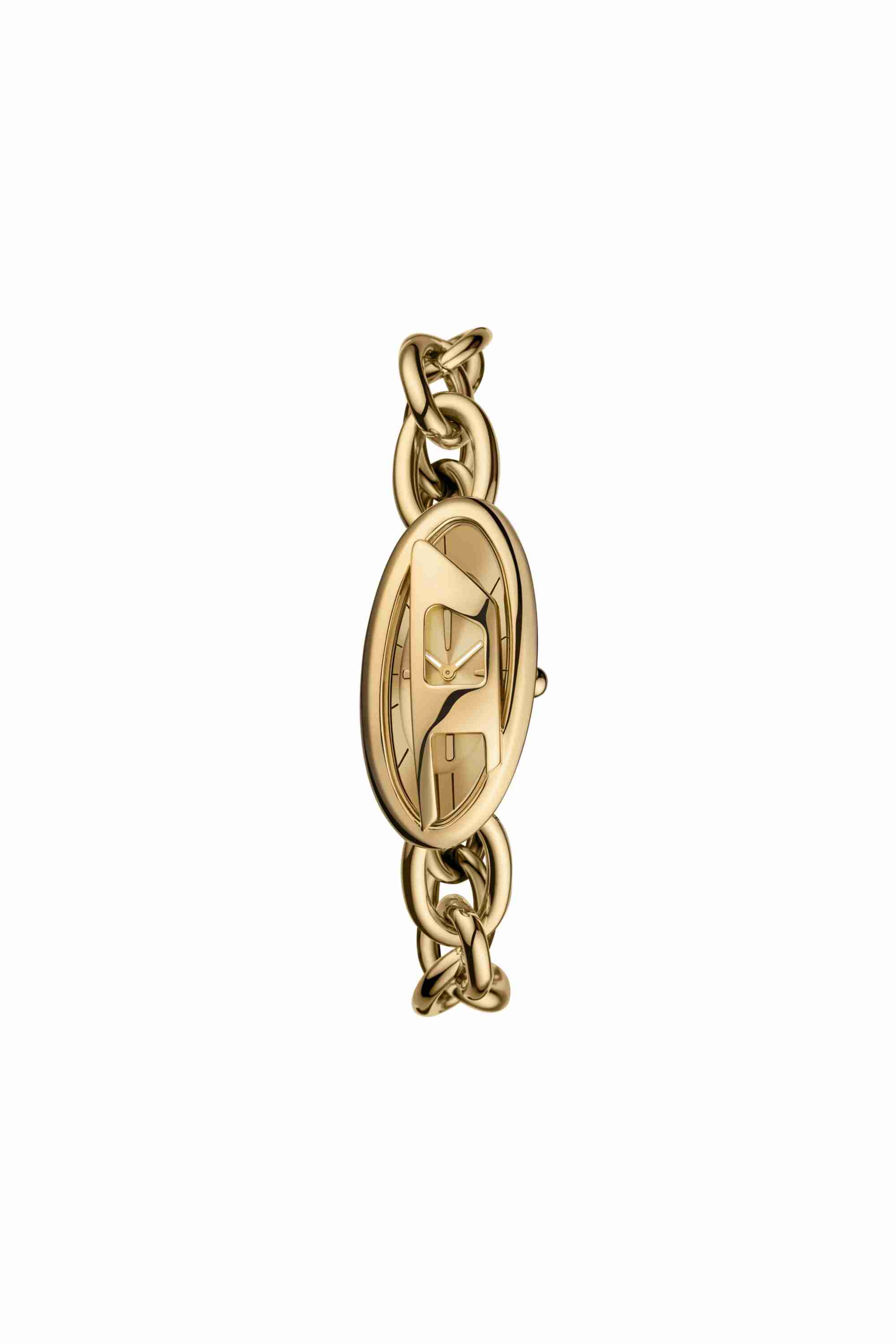 Gold DZ5611 - D-Era Two -Hand Gold-Tone Stainless Steel Watch