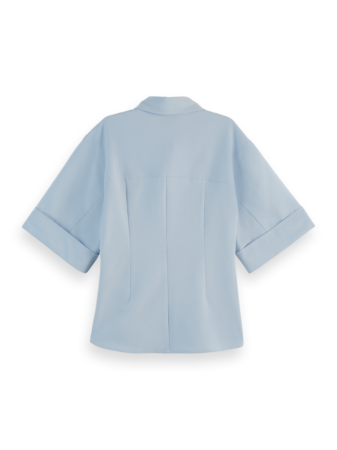 Fitted short sleeve shirt