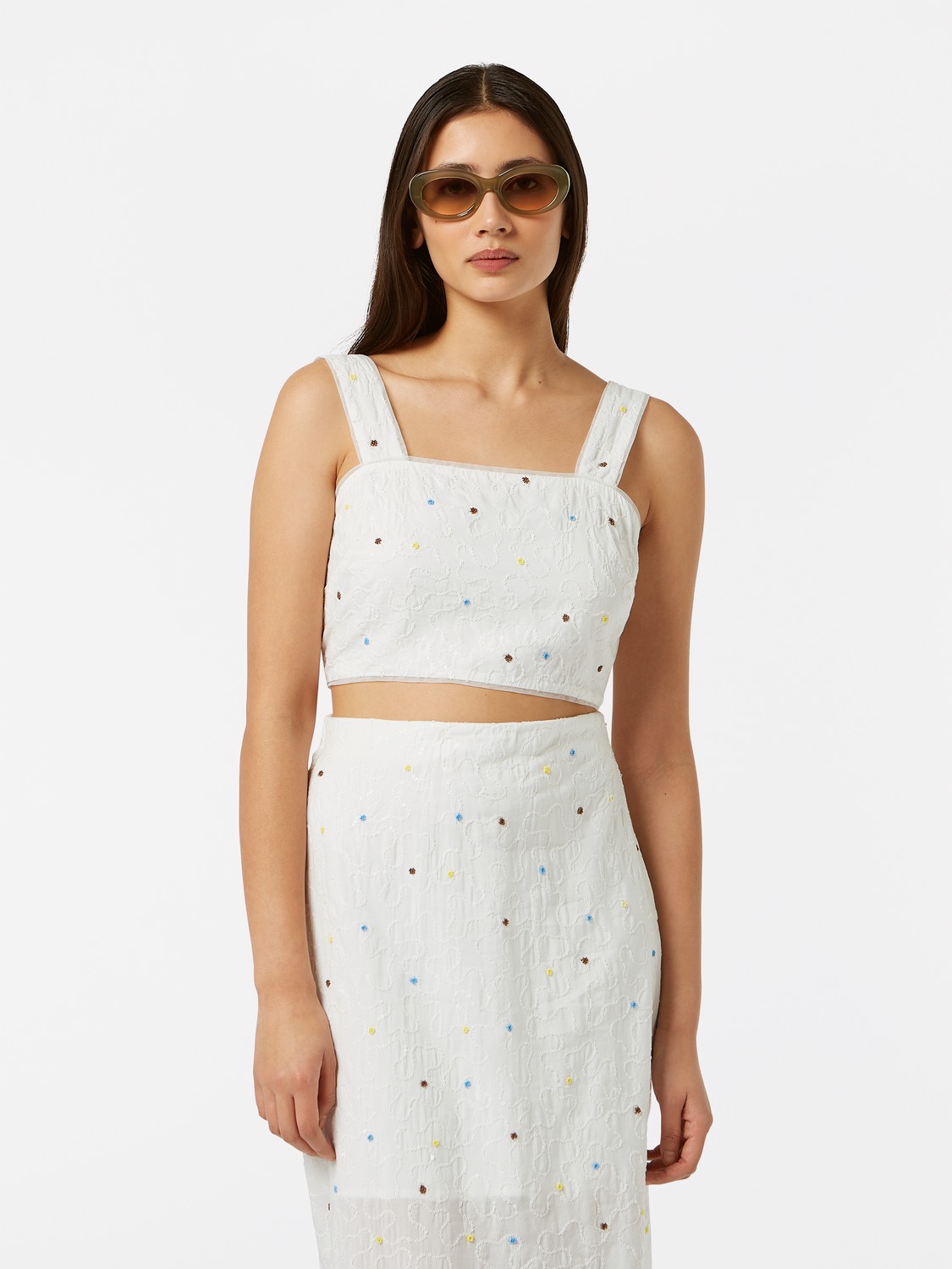Beaded Crop Top