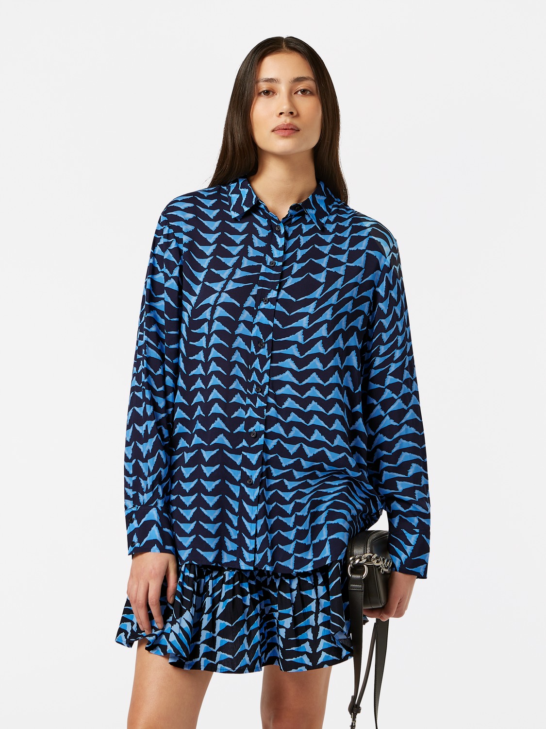 Printed relaxed fit shirt