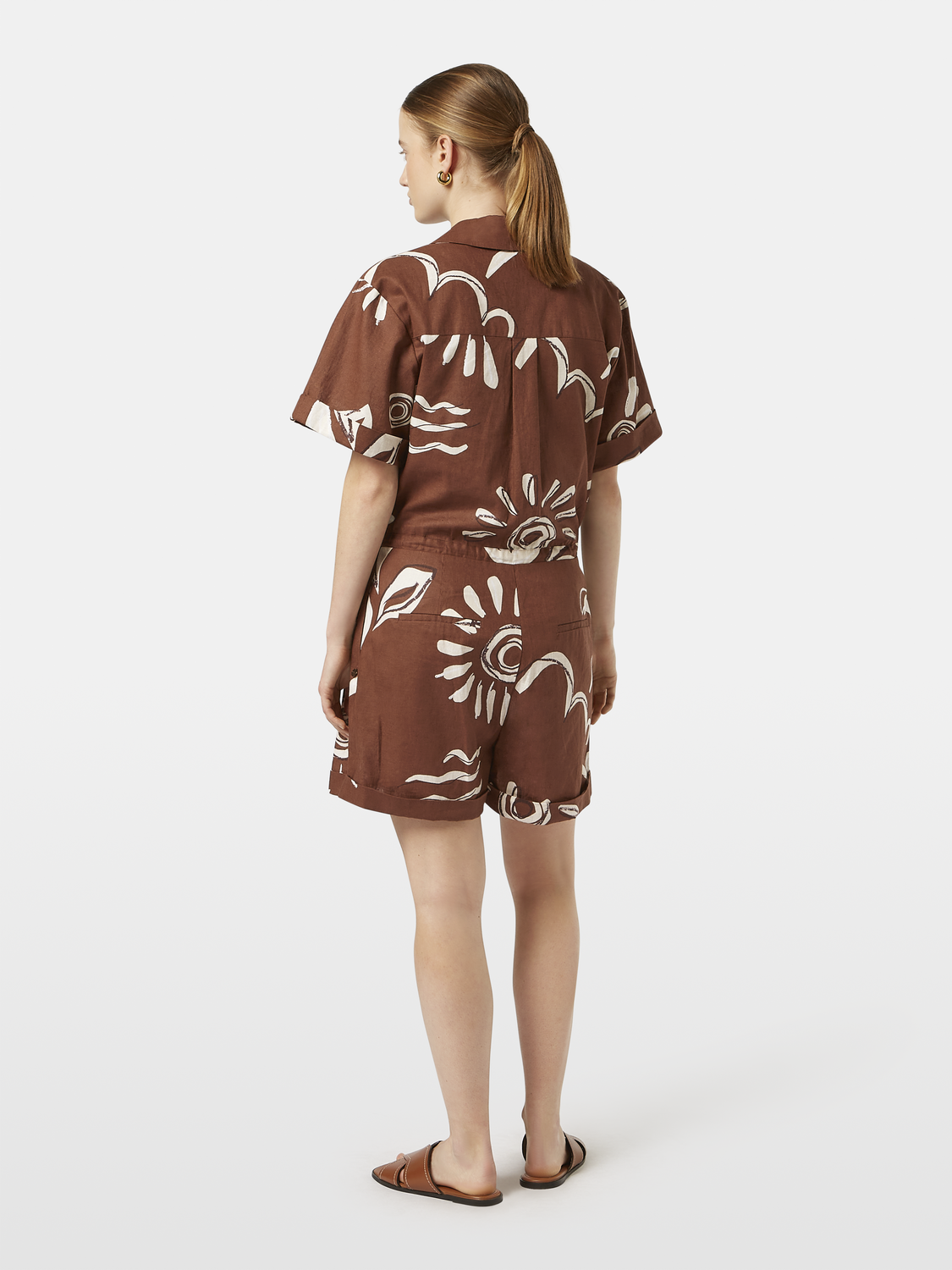 Linen Utility Playsuit