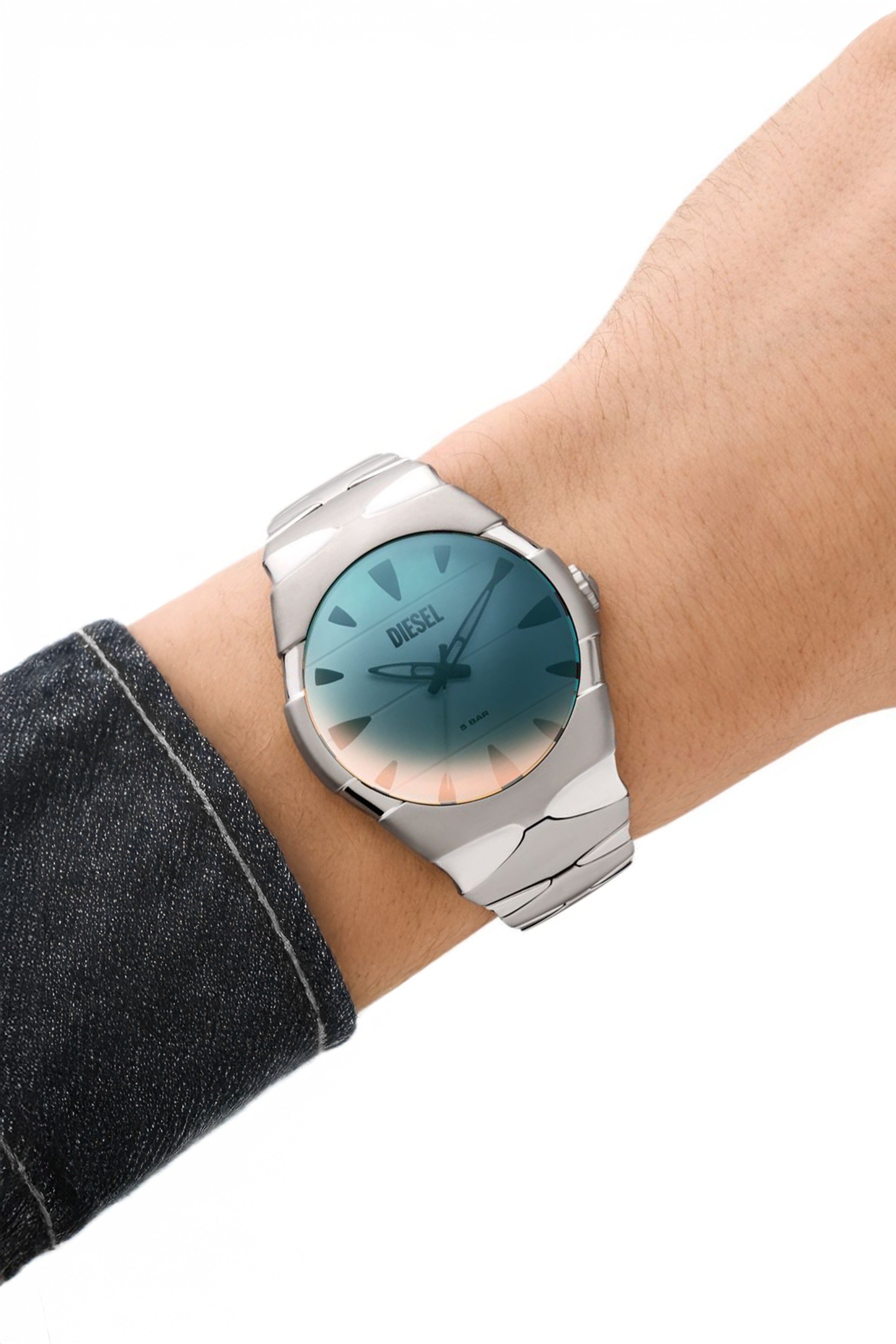 Silver D-Sruptor Stainless Steel Watch