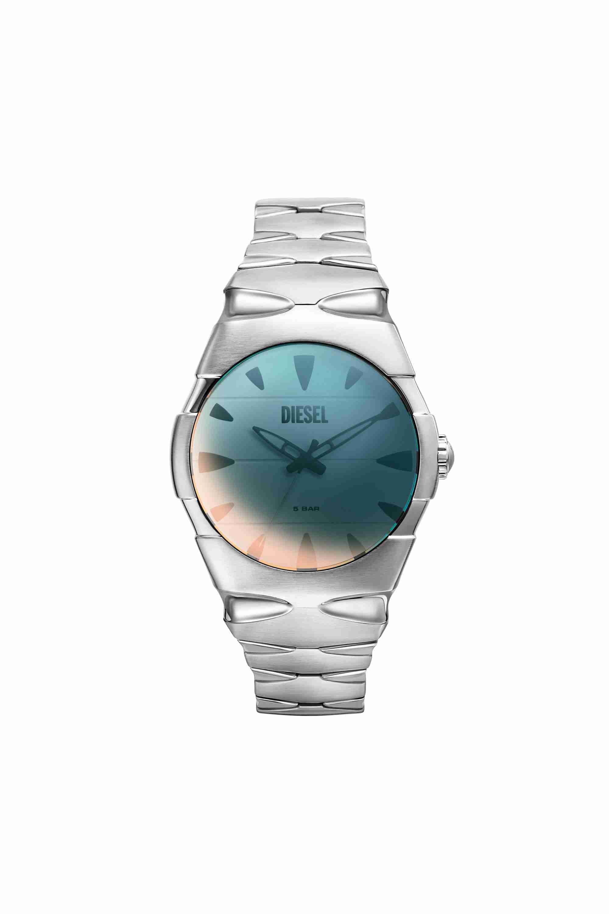 Silver D-Sruptor Stainless Steel Watch