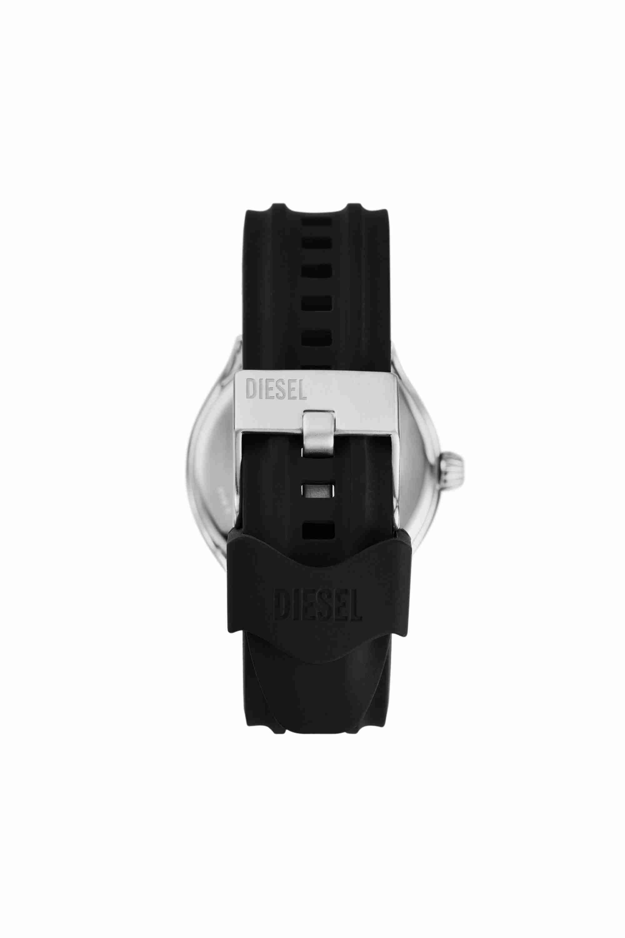 Black Streamline Silicone Watch