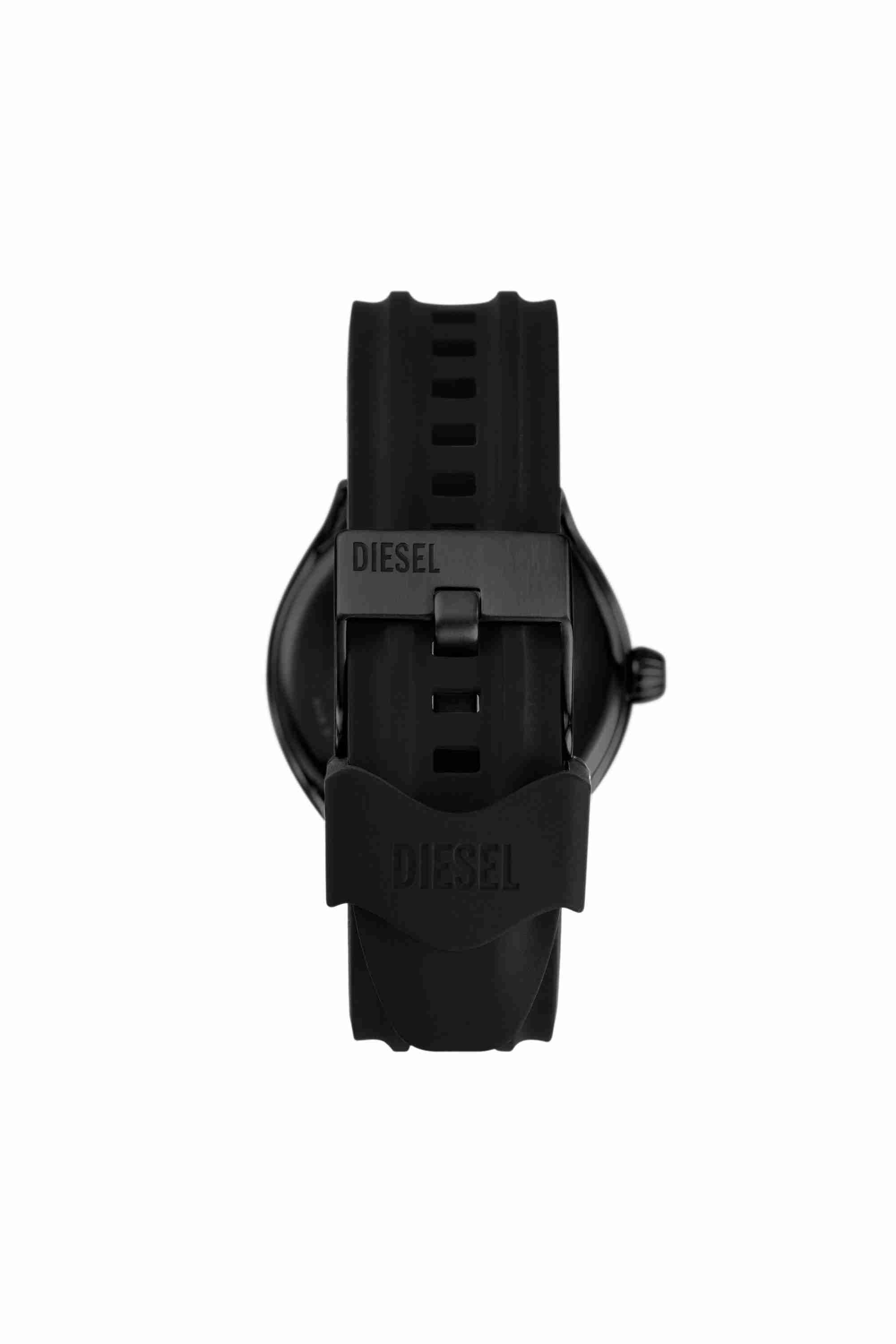 Black Streamline Silicone Watch