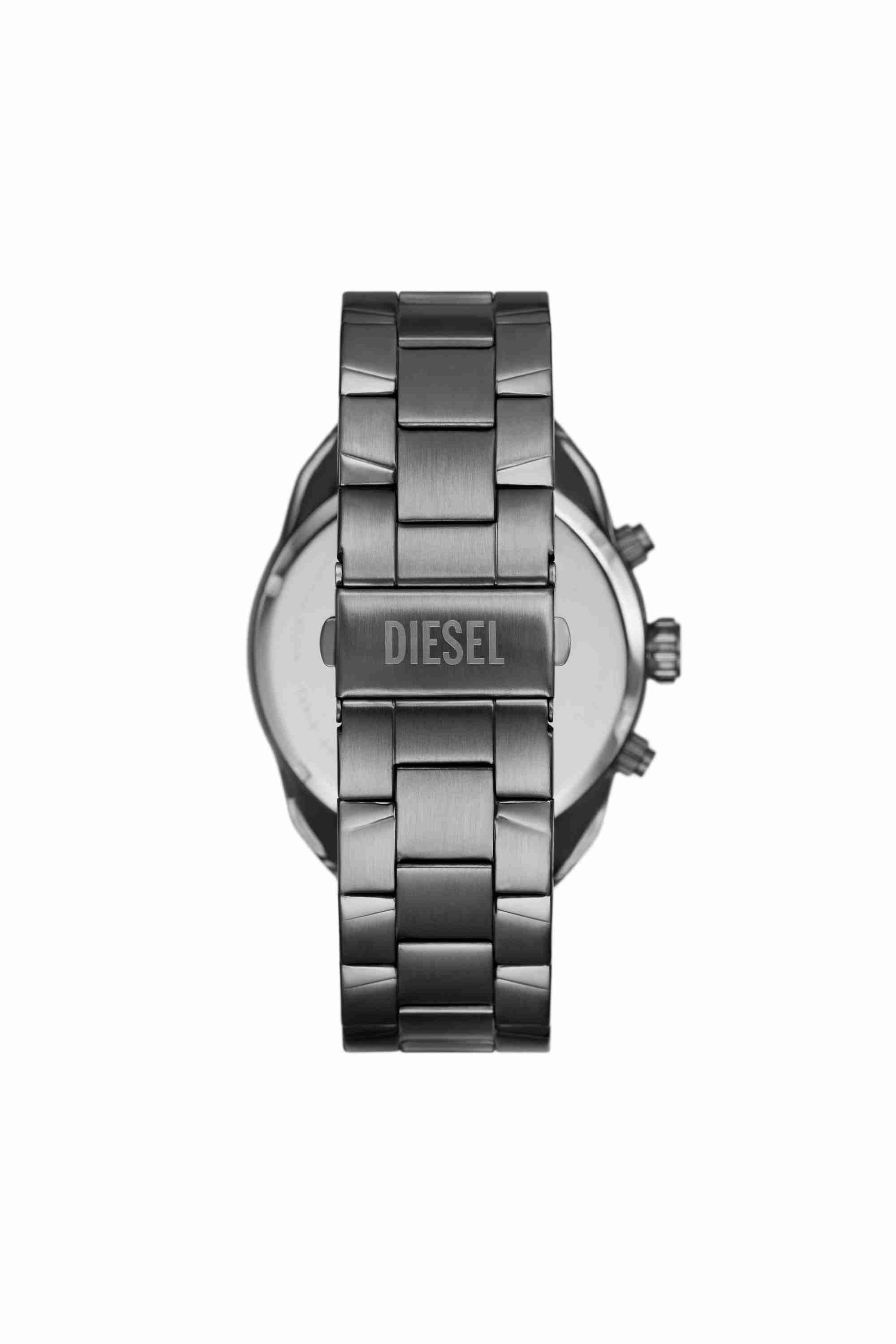 Grey Spiked Two-Tone Stainless Steel Watch