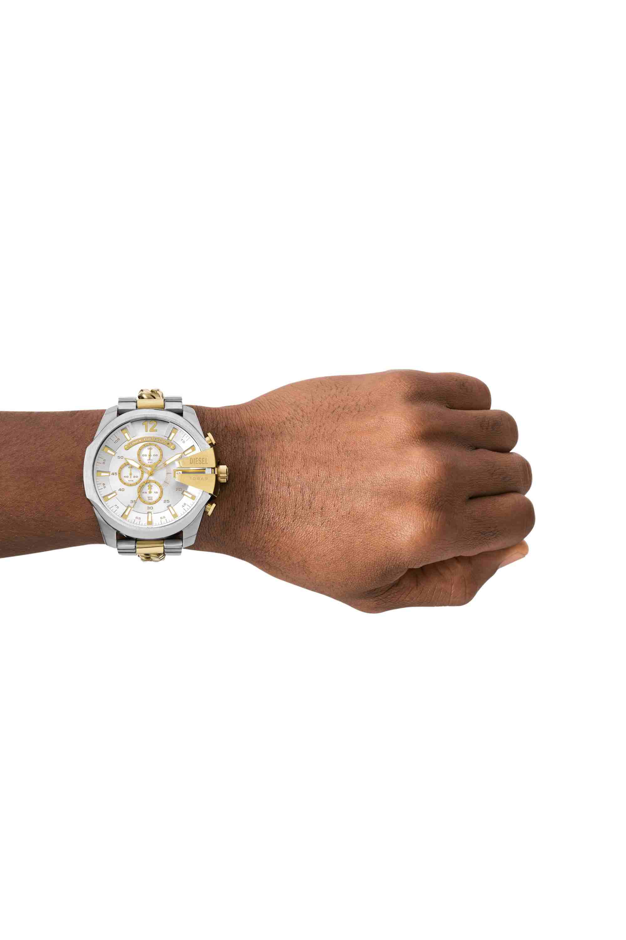 Multicolor Mega Chief Two-Tone Stainless Steel Watch