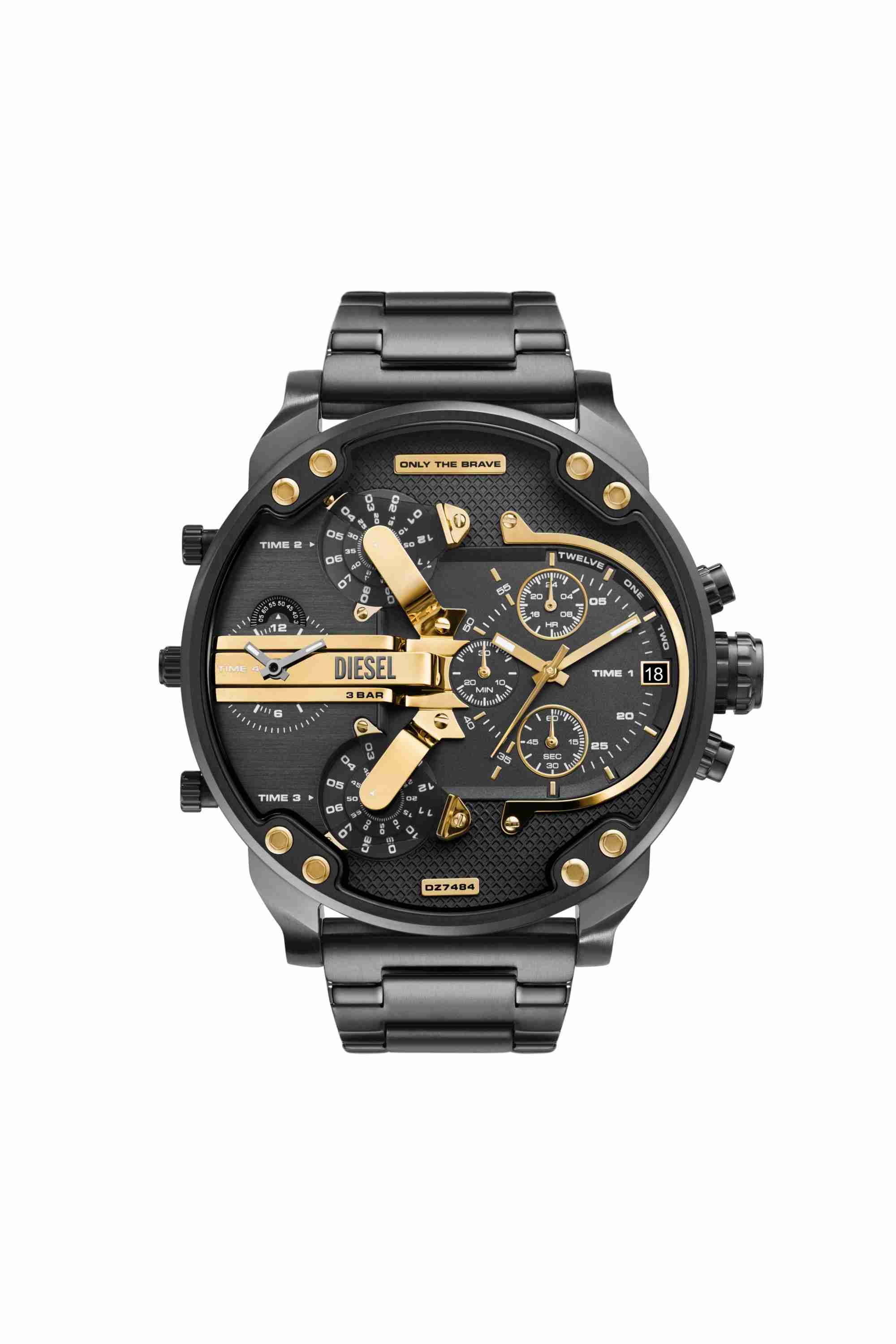 Grey DZ7484- Mr. Daddy Two-Tone Stainless Steel Watch