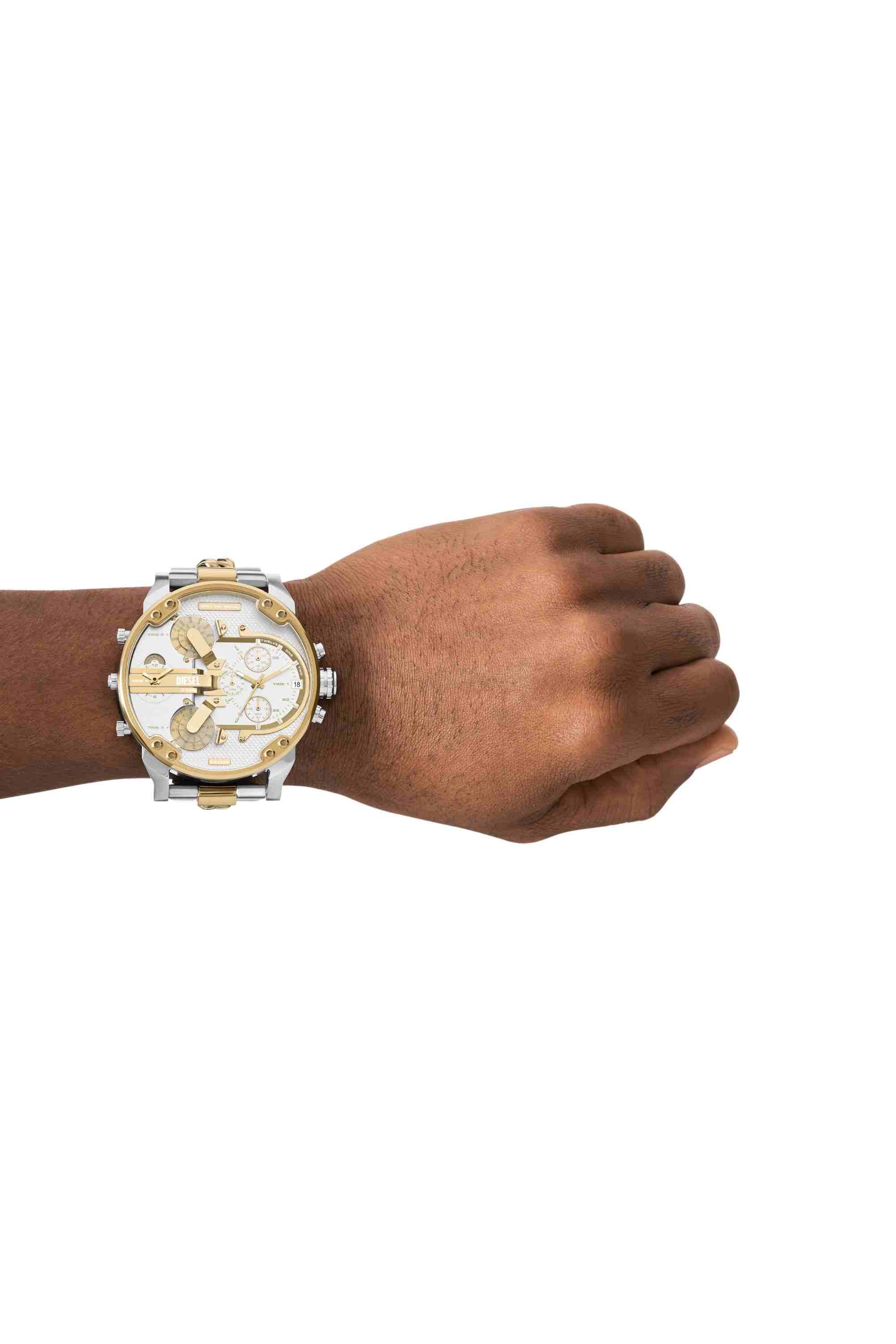 Silver DZ7486 - Mr. Daddy 2.0 Two-Tone Stainless Steel Watch