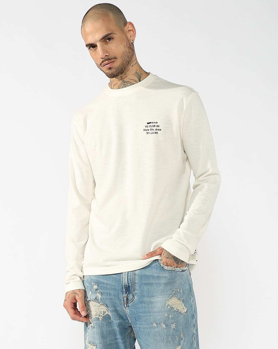 GAS | Classic Round neck Regular fit Long-Sleeve T-Shirt