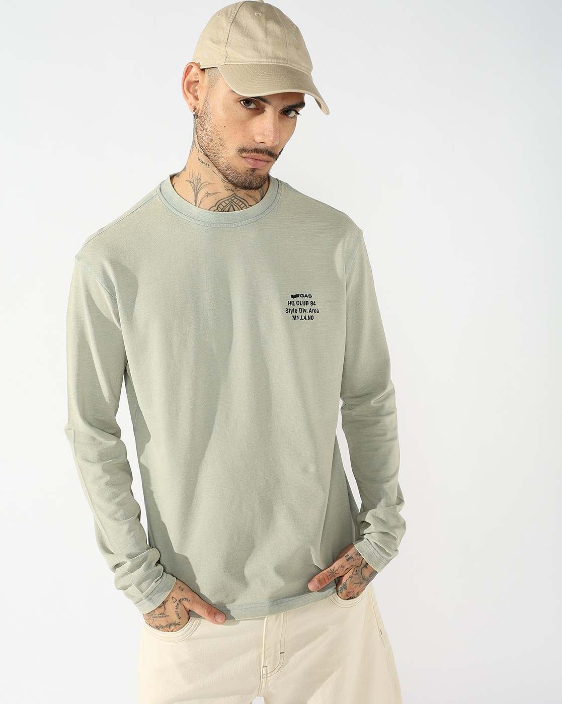 GAS | Classic Round neck Regular fit Long-Sleeve T-Shirt