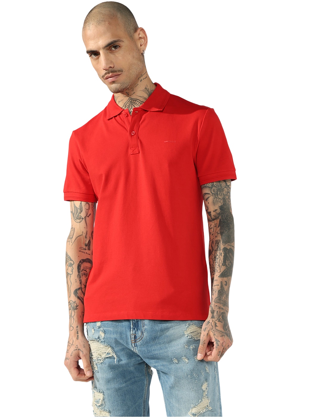 GAS | Classic Pique Slim Fit Polo