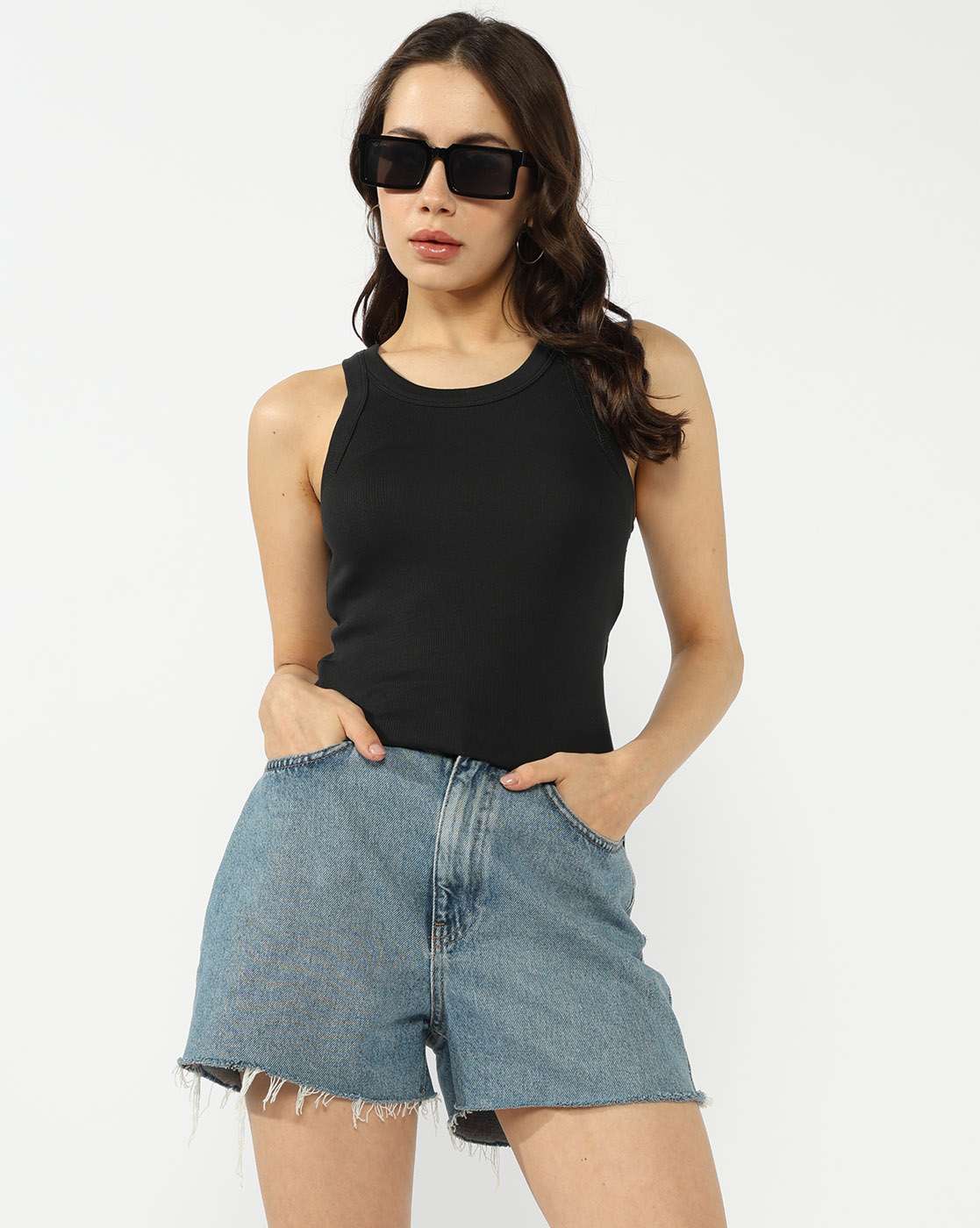 GAS | Classic Fitted Ribbed Tank Top