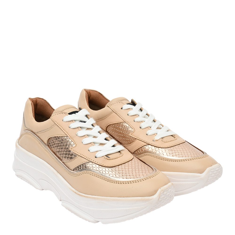 SM-1600 Light Nude/Rose Gold Sneakers