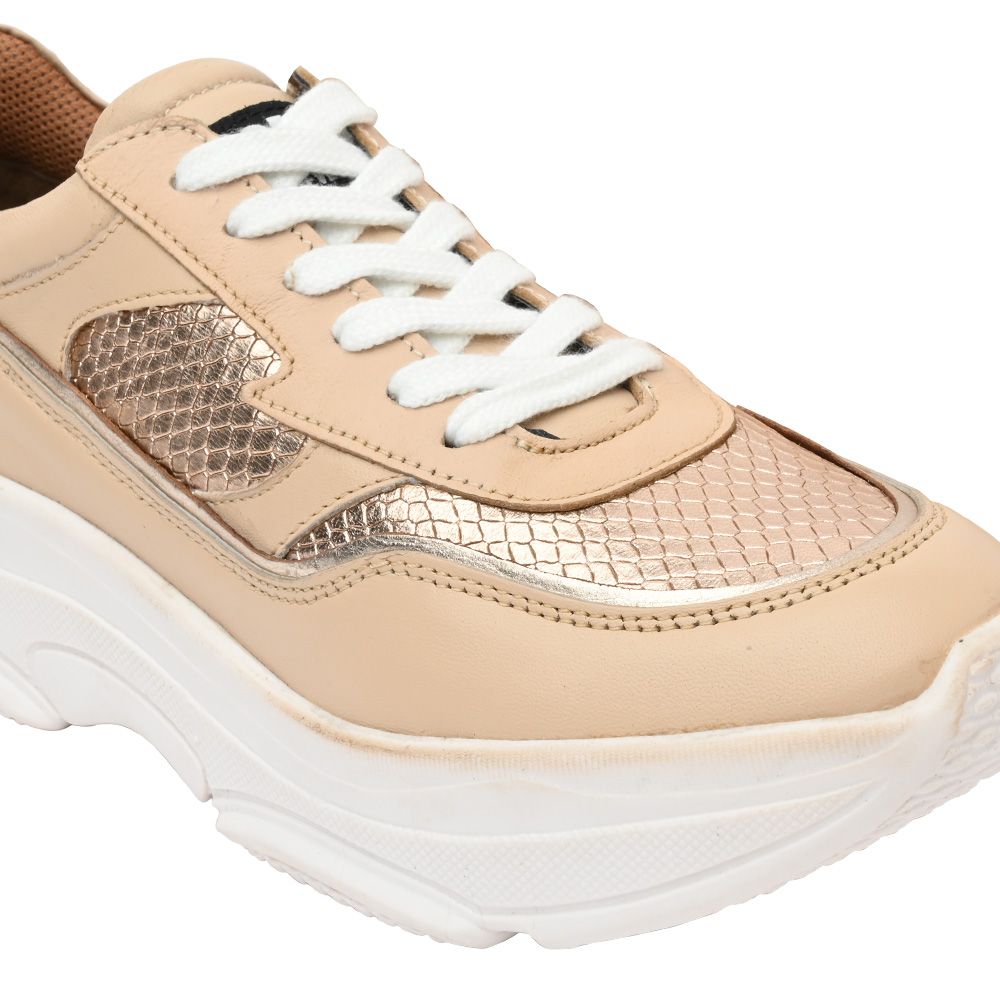 SM-1600 Light Nude/Rose Gold Sneakers