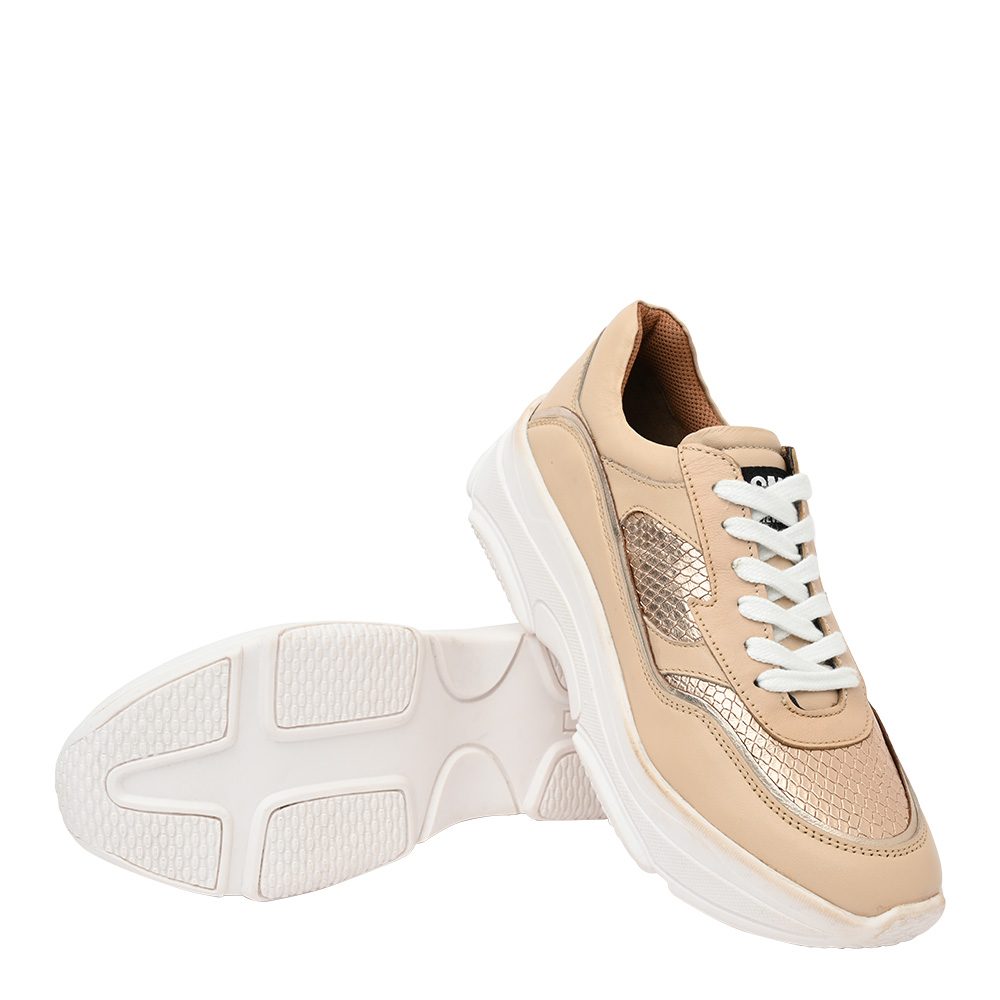 SM-1600 Light Nude/Rose Gold Sneakers