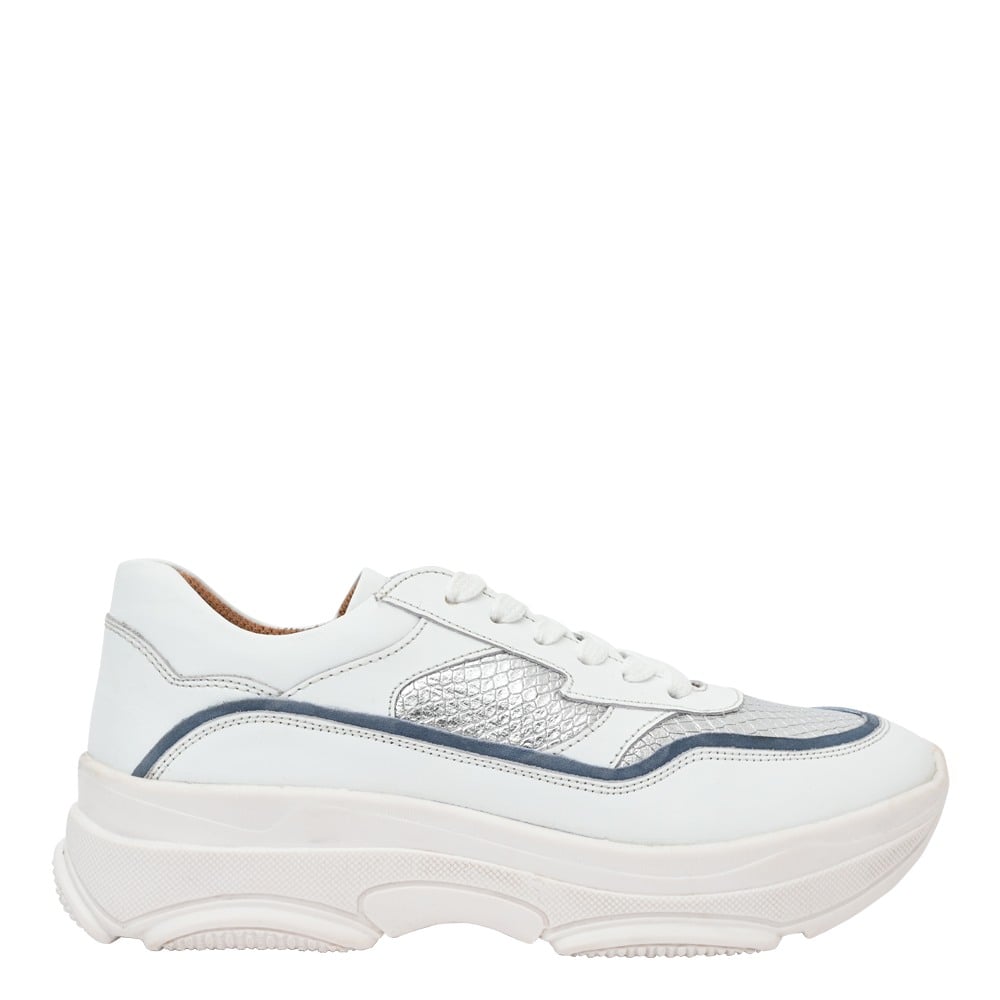SM-1600 Off White/Silver Sneakers