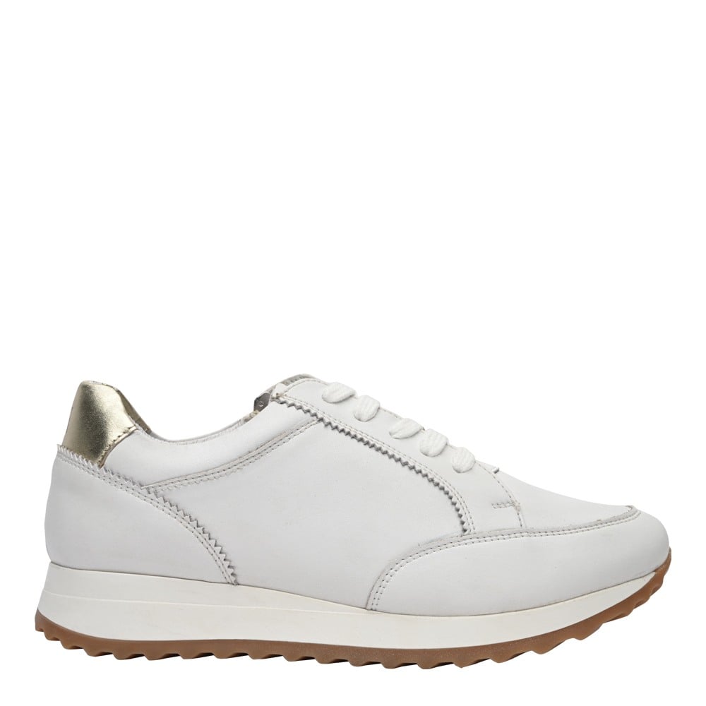 SM-1601 White/Gold Sneakers