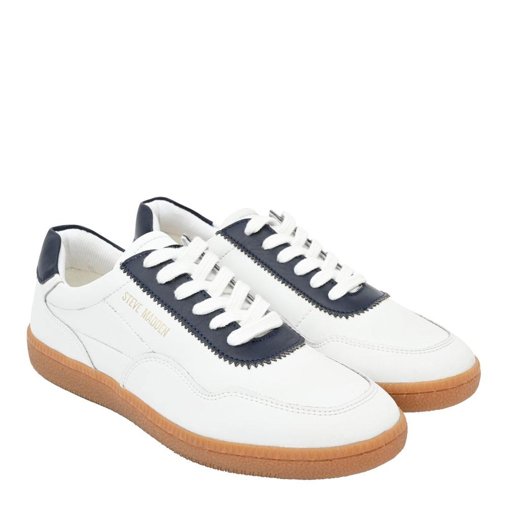SM-1602 White/Navy Sneakers