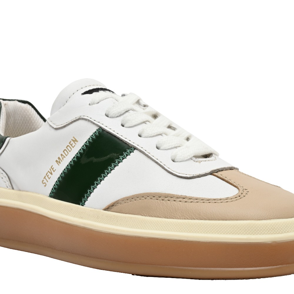 SM-1603 Beige/Green Sneakers