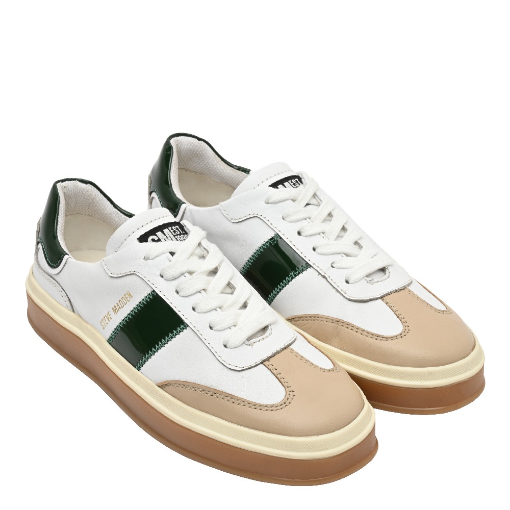 SM-1603 Beige/Green Sneakers
