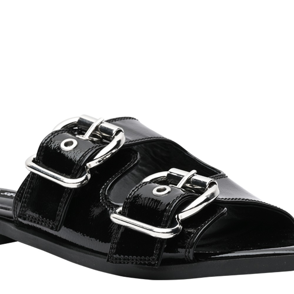 SM-1607 Black Flats