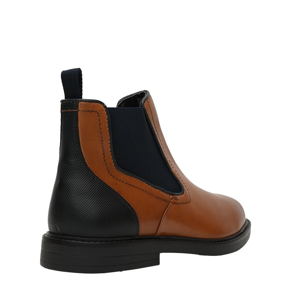 SM-1617 TAN/NAVY BOOT