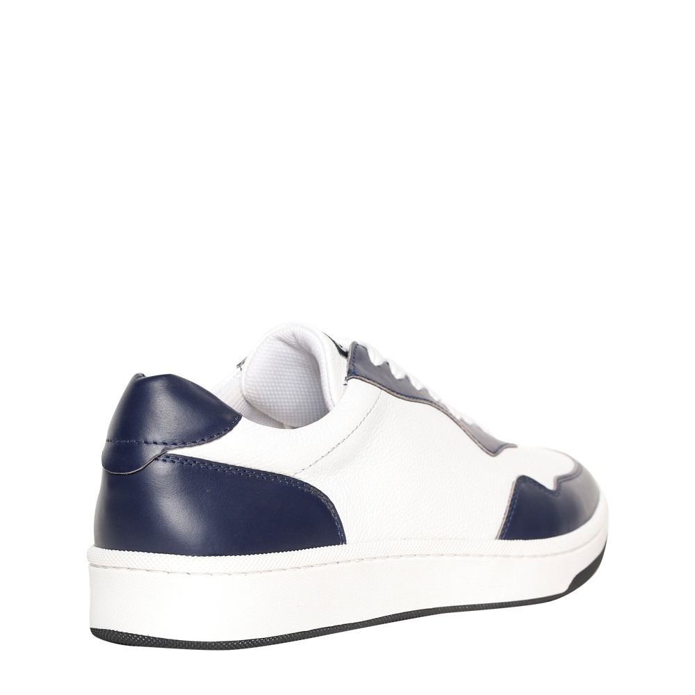 SM-1622 WHITE/NAVY SNEAKER