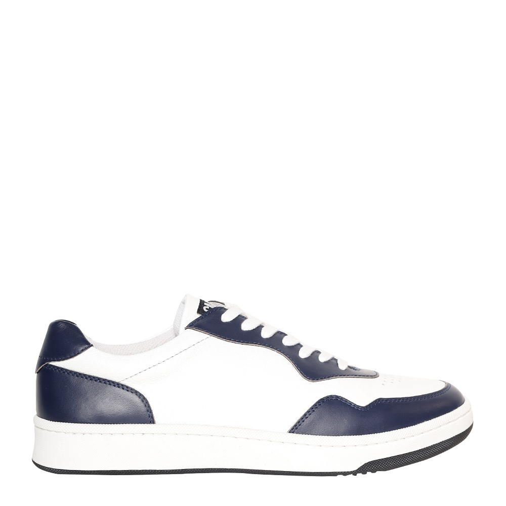 SM-1622 WHITE/NAVY SNEAKER
