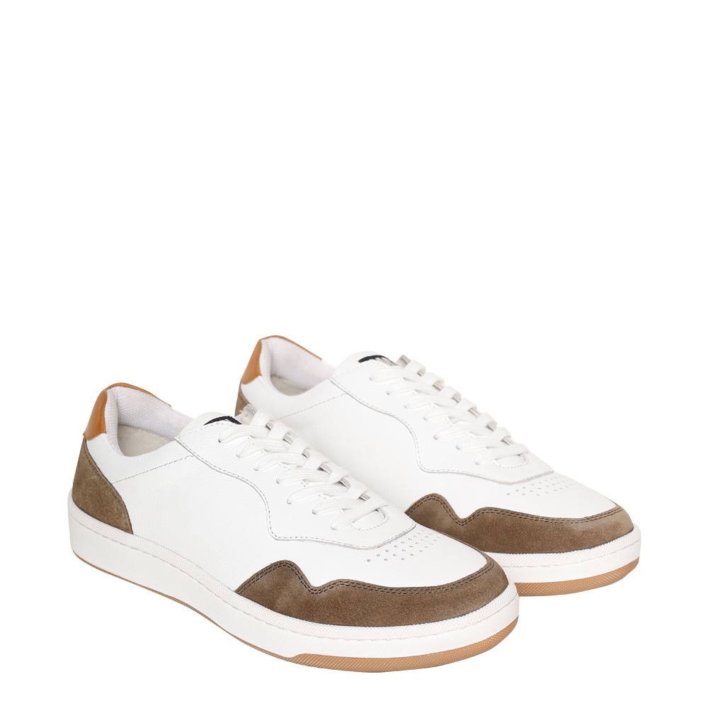 SM-1622 WHITE/OLIVE/TAN SNEAKER