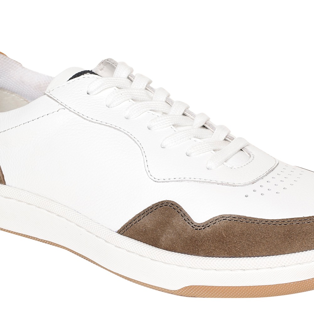 SM-1622 WHITE/OLIVE/TAN SNEAKER