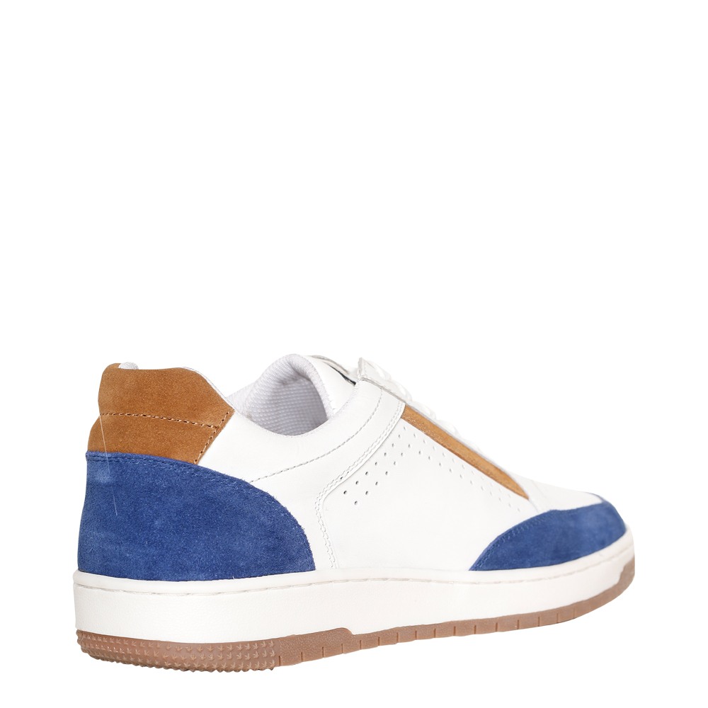 SM-1623 WHITE/NAVY SNEAKER