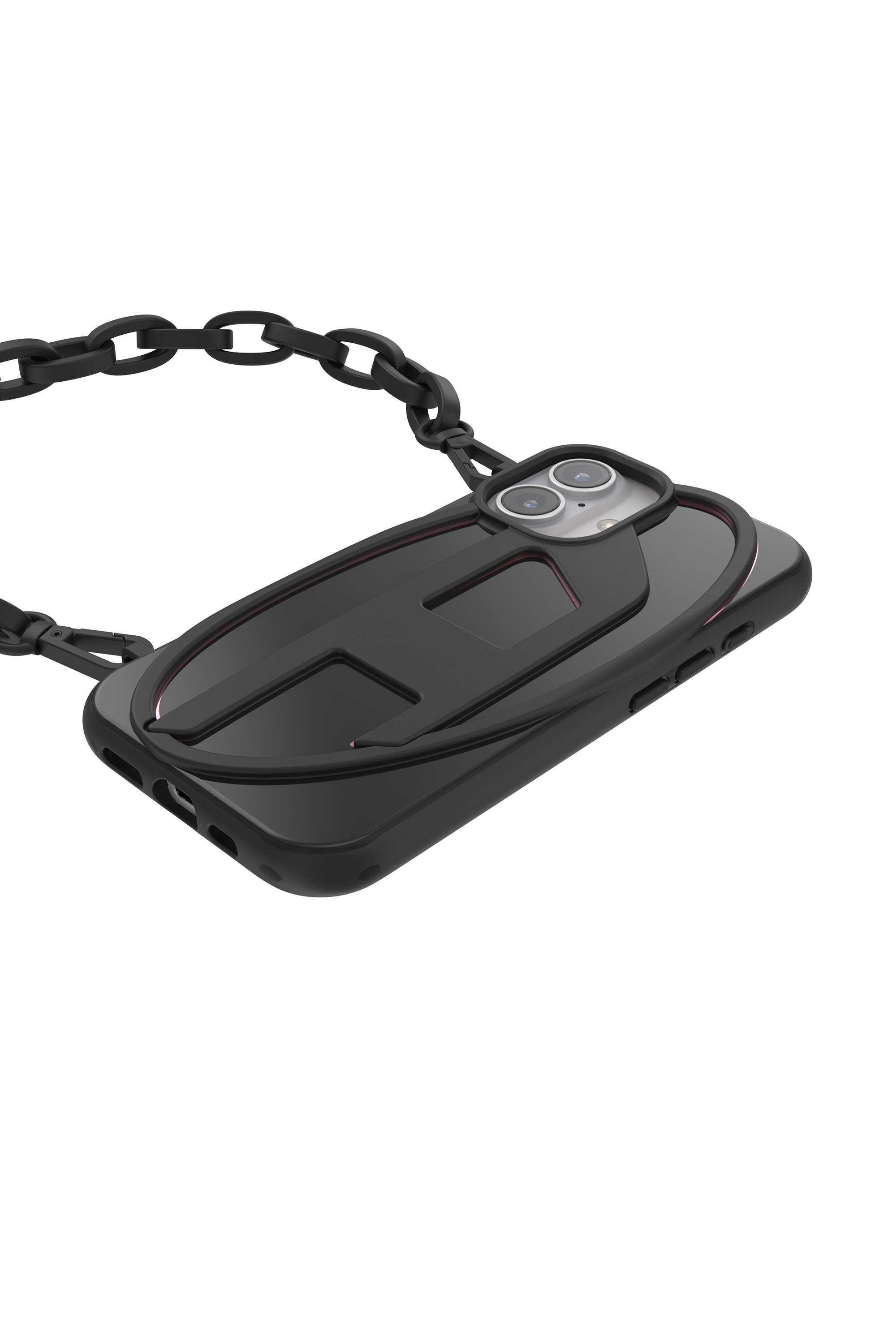Black Oval D Chain Case for iP 16