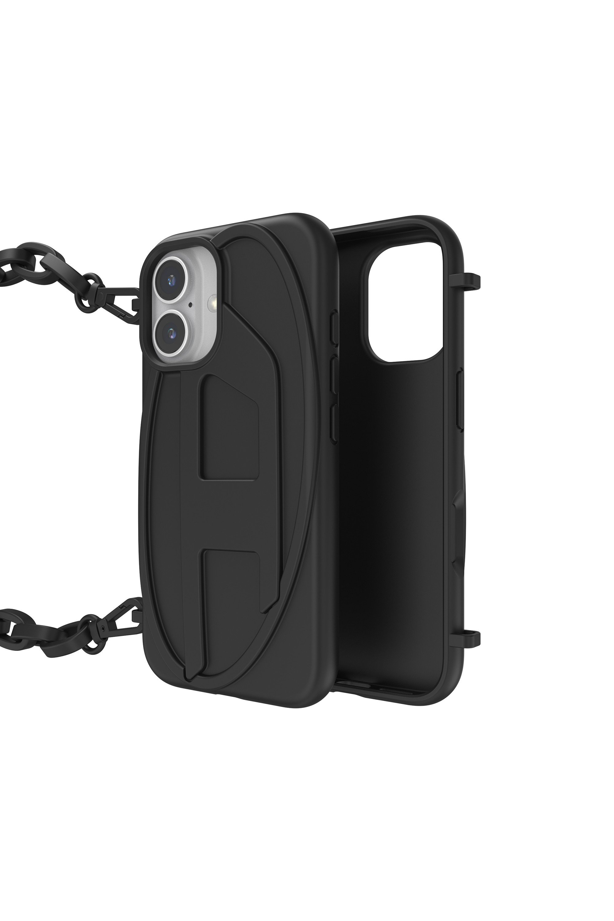 Black Oval D Chain Case for iP 16