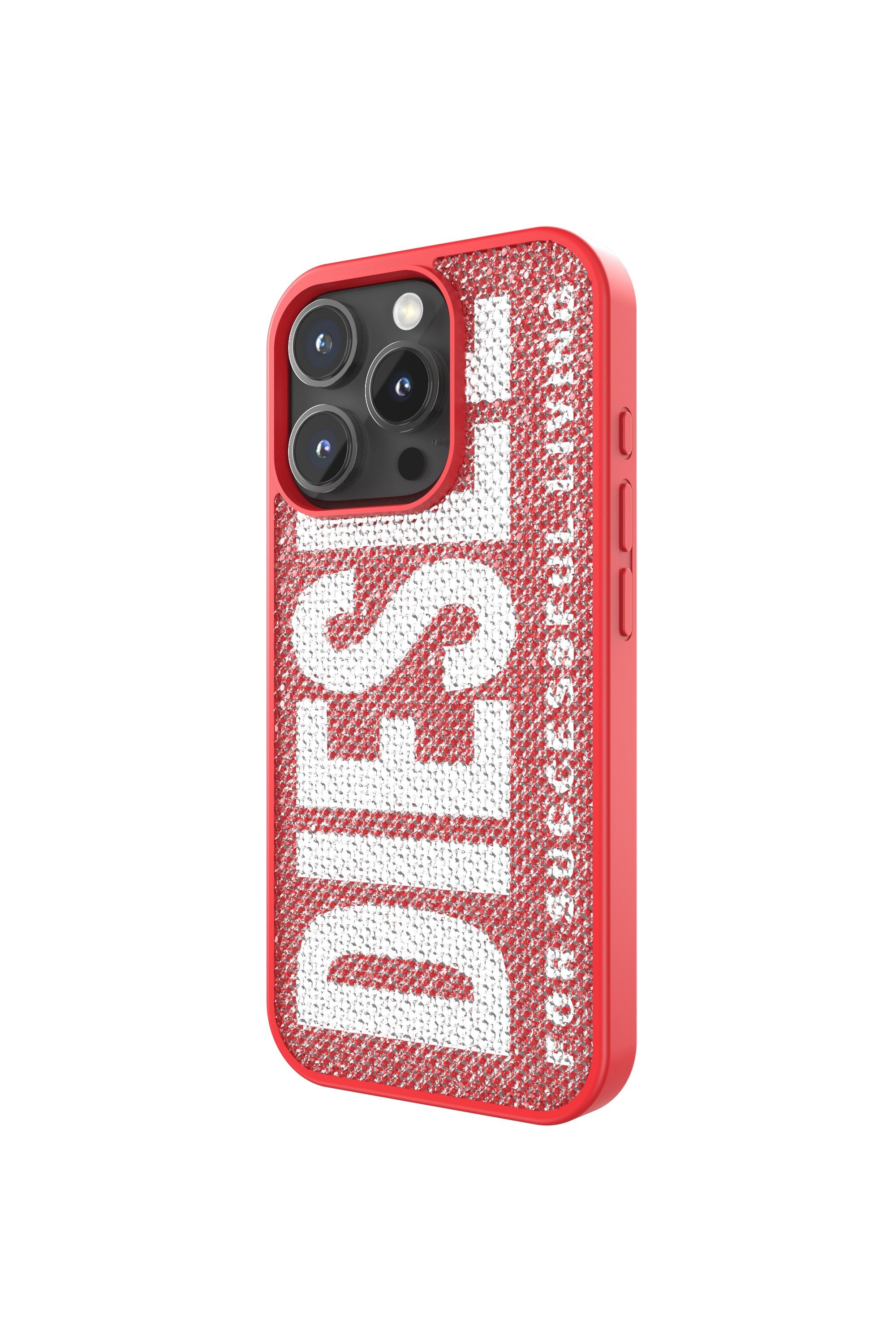 Red Swarovski Crystal Case for iP 16 Pro