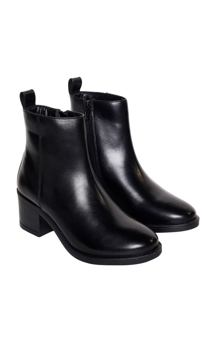 SM-FREYA- 1 BLACK CASUAL BOOT