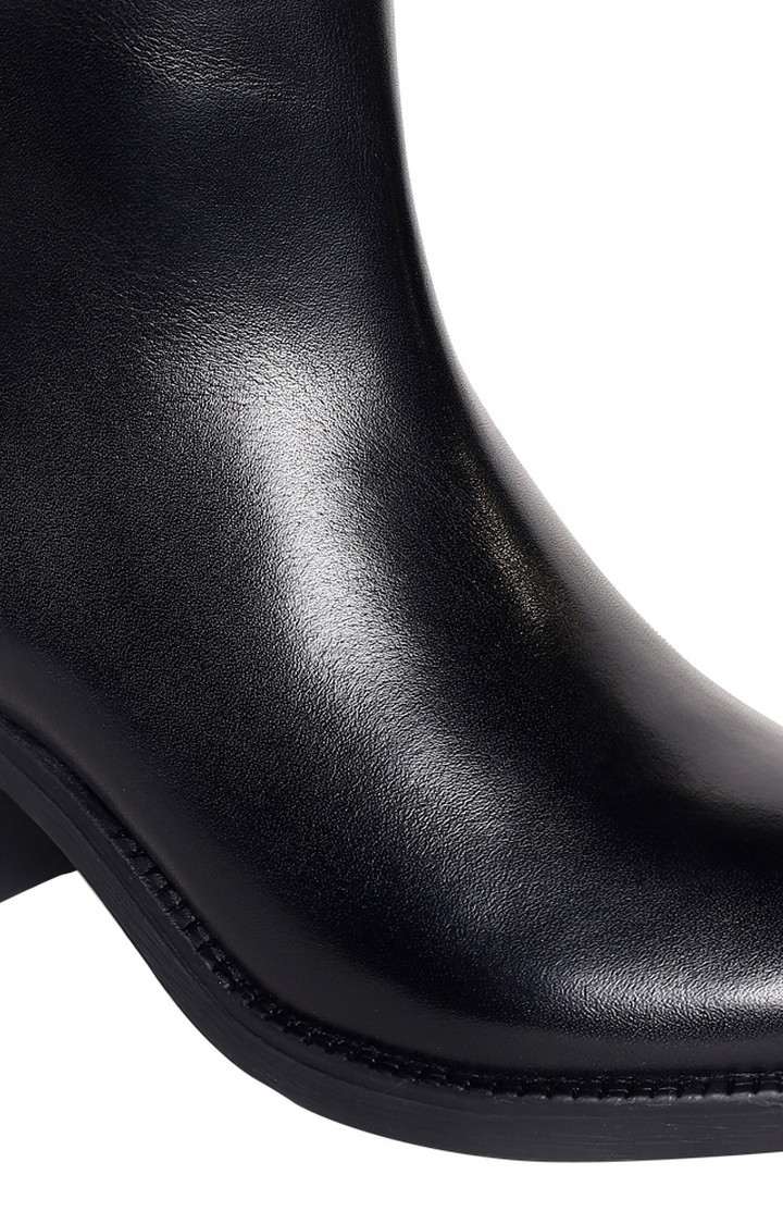 SM-FREYA- 1 BLACK CASUAL BOOT