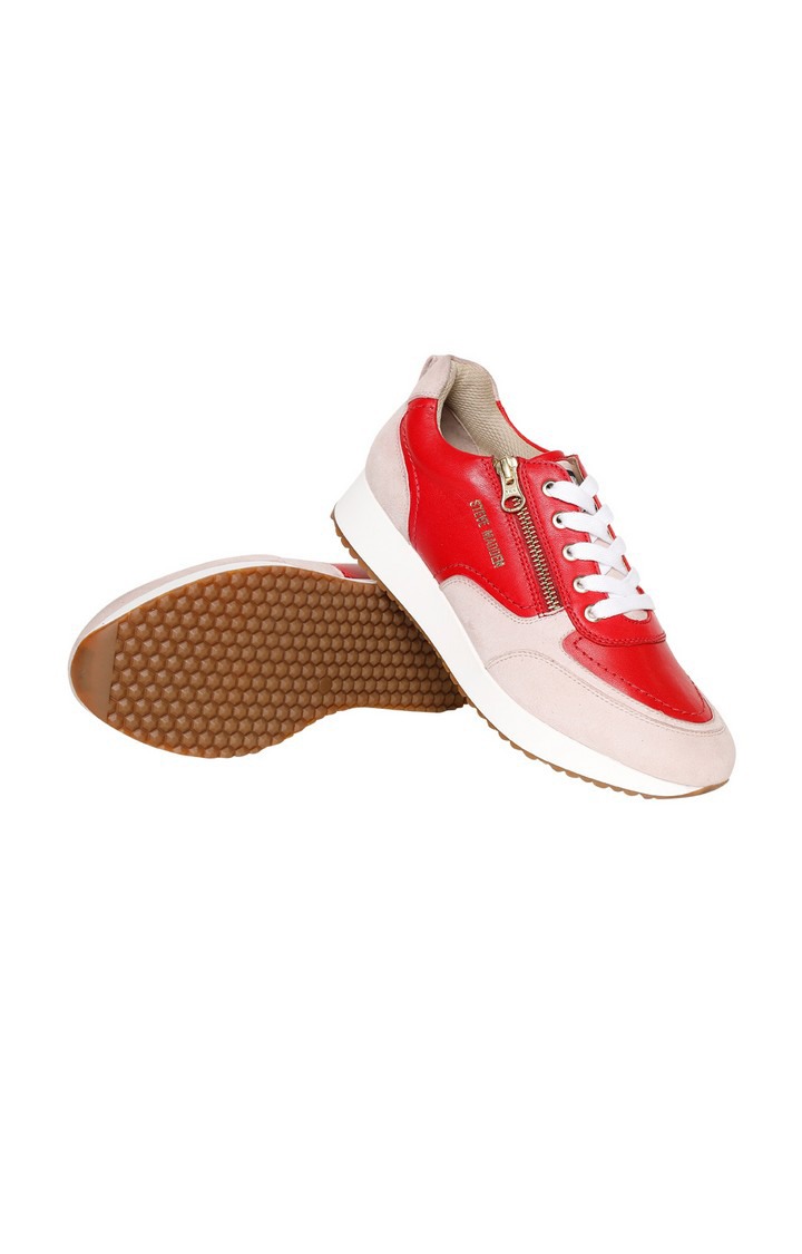 SM-1627 RED/PEACH WHIP SNEAKERS