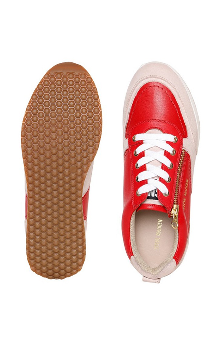 SM-1627 RED/PEACH WHIP SNEAKERS